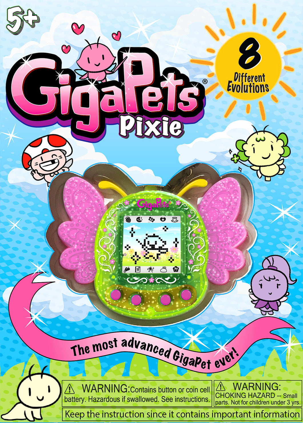 GigaPets Pixie Translucent Glitter Green: Collectors Box Edition