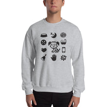 Load image into Gallery viewer, Black Icons Sweatshirt