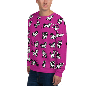Unicorns All-Over Unisex Sweatshirt